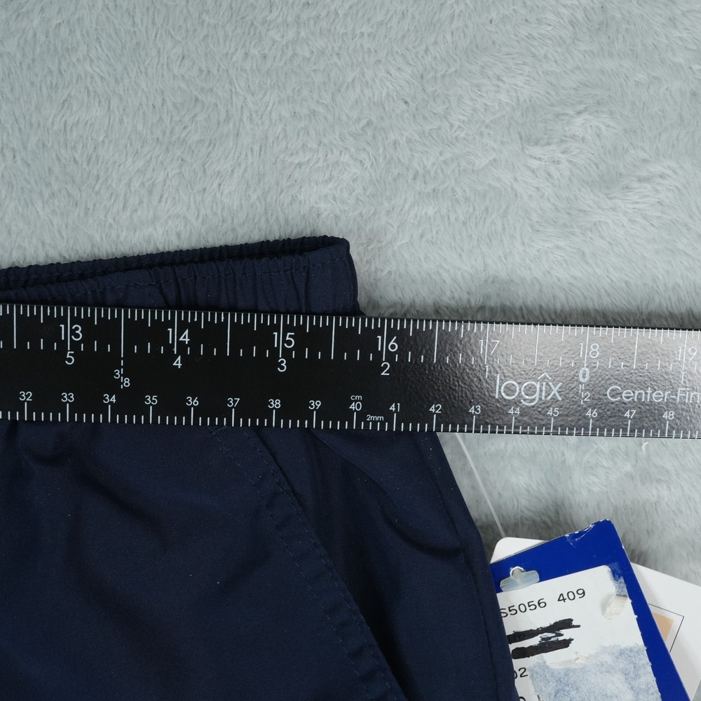 Vintage Reebok Athletic Shorts Women XL Navy Blue Mesh Lined Teflon Y2K 2004 - Picture 9 of 12